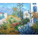 Villas in Bordighera by Claude Oscar Monet - Art gallery oil...