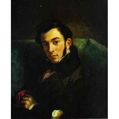 Portrait of Frederic Villot. 1832 by Eugene Delacroix -Art gallery...