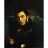 Portrait of Frederic Villot. 1832 by Eugene Delacroix -Art gallery oil painting reproductions