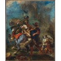 The Abduction of Rebecca 1846 by Eugène Delacroix-Art gallery oil...