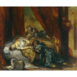 The Death of Desdemona 1858 by Eugène Delacroix-Art gallery oil painting reproductions