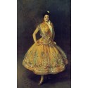 Carmencita 1890 by John Singer Sargent - Art gallery oil painting...