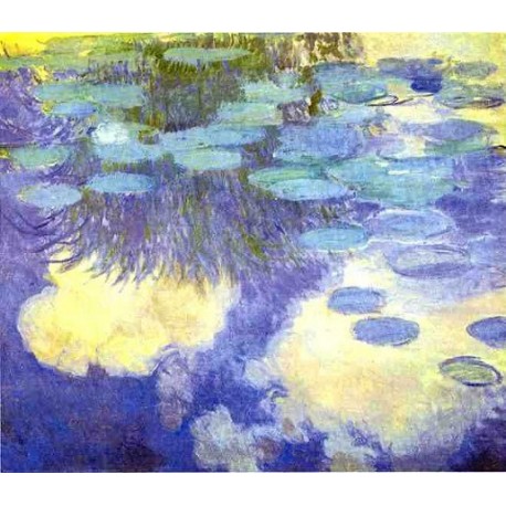 Water Lilies 3 by Claude Oscar Monet - Art gallery oil painting...