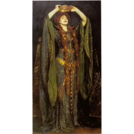 Ellen Terryas Lady Macbeth 1889 by John Singer Sargent - Art gallery oil painting reproductions