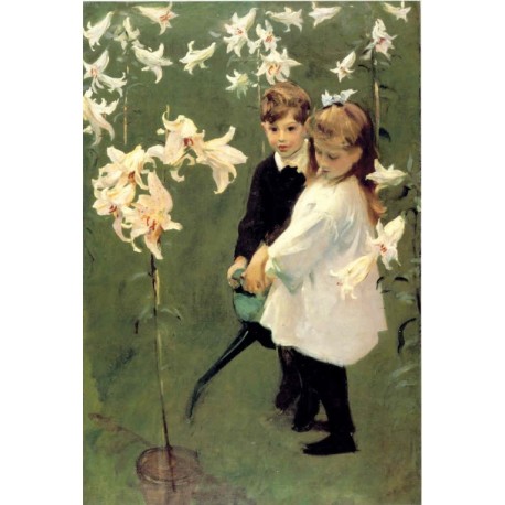 Garden Study Vickers Children 1884 by John Singer Sargent - Art...