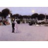 In the Luxembourg Gardens 1879 by John Singer Sargent - Art gallery oil painting reproductions