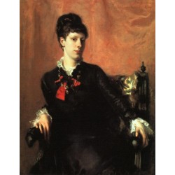 Miss Frances Sherborne Ridley Watts 1877 by John Singer Sargent - Art gallery oil painting reproductions