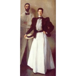 Mr. and Mrs. Isaac Newton Phelps Stokes 1897 by John Singer Sargent - Art gallery oil painting reproductions