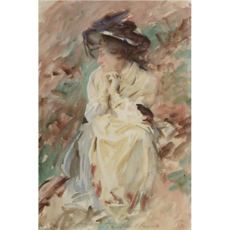 Portrait of Miss Eliza Wedgewood 1905 by John Singer Sargent - Art gallery oil painting reproductions