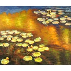 Water Lilies by Claude Oscar Monet - Art gallery oil painting reproductions