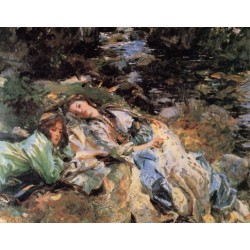 The Brook 1907 by John Singer Sargent - Art gallery oil painting...