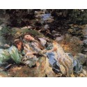 The Brook 1907 by John Singer Sargent - Art gallery oil painting...