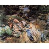 The Brook 1907 by John Singer Sargent - Art gallery oil painting...