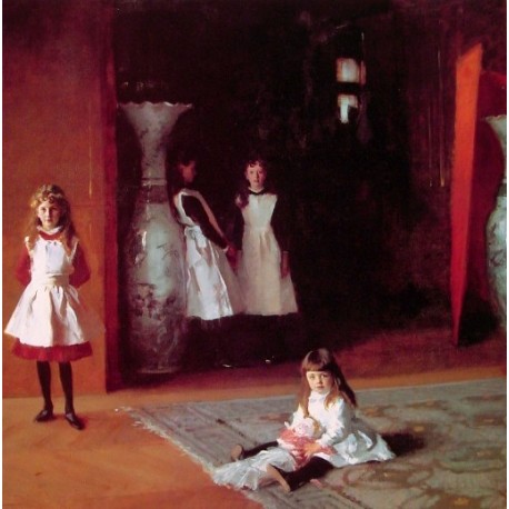 The Daughters of Edward Darley Boit 1882 by John Singer Sargent - Art gallery oil painting reproductions