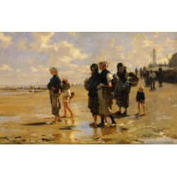 The Oyster Gatherers of Cancale 1878 by John Singer Sargent - Art...
