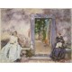 The Garden Wall 1910 by John Singer Sargent - Art gallery oil painting reproductions