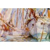 White Ships 1908 by John Singer Sargent - Art gallery oil painting...
