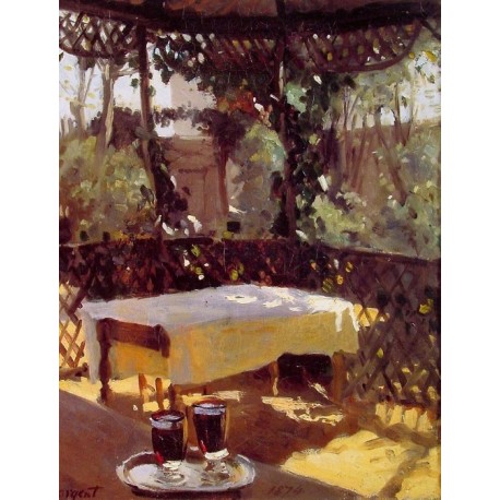 Wineglasses 1875 by John Singer Sargent - Art gallery oil painting...