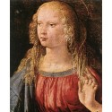 Annunciation-detail 3 by Leonardo Da Vinci-Art gallery oil...
