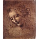 Female Head by Leonardo Da Vinci - Art gallery oil painting...