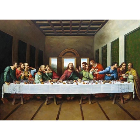Original Picture of the Last Supper by Leonardo Da Vinci-Art...