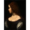 Portrait Of A Young Lady by Leonardo Da Vinci-Art gallery oil...