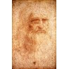 Self Portrait by Leonardo Da Vinci-Art gallery oil painting...