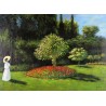 Woman in the Garden by Claude Oscar Monet - Art gallery oil painting reproductions