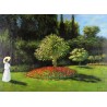Woman in the Garden by Claude Oscar Monet - Art gallery oil...