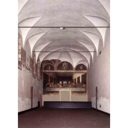 The Refectory with the Last Supper by Leonardo Da Vinci-Art...