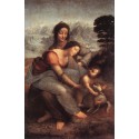 The Virgin and Child with St. Anne by Leonardo Da Vinci-Art...