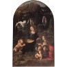 Virgin of the Rocks by Leonardo Da Vinci-Art gallery oil painting...