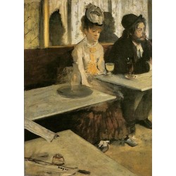 Absinthe by Edgar Degas-Art gallery oil painting reproductions