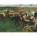 At the Races by Edgar Degas-Art gallery oil painting reproductions