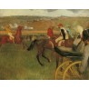 At the Races - Gentlemen Jockeys by Edgar Degas- Art gallery oil...