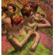 Ballerinas Adjusting Their Dresses by Edgar Degas - Art gallery oil painting reproductions