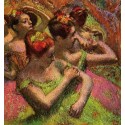 Ballerinas Adjusting Their Dresses by Edgar Degas - Art gallery...