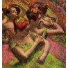 Ballerinas Adjusting Their Dresses by Edgar Degas - Art gallery...