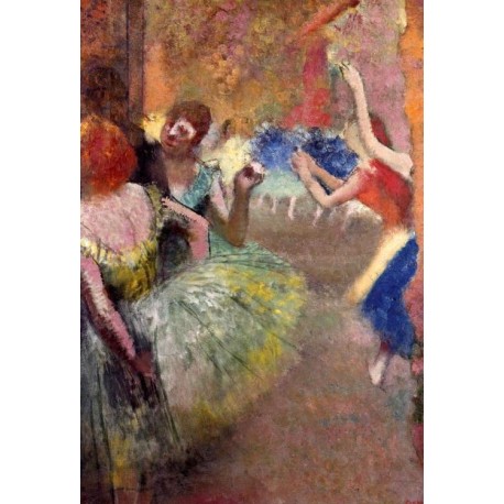 Ballet Scene I by Edgar Degas-Art gallery oil painting reproductions