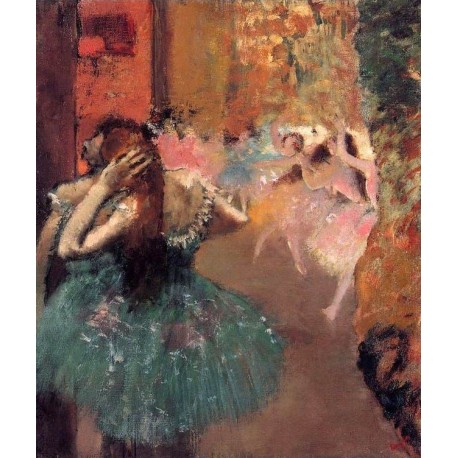 Ballet Scene II by Edgar Degas-Art gallery oil painting reproductions