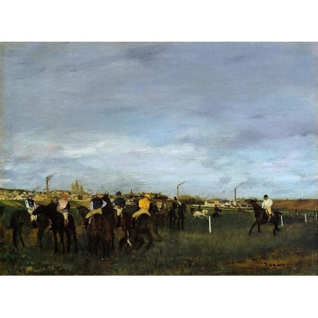 Before the Race I by Edgar Degas - Art gallery oil painting reproductions