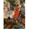 Café Concert at Les Ambassadeurs by Edgar Degas - Art gallery oil...