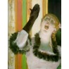 Cafe Concert Singer by Edgar Degas - Art gallery oil painting...