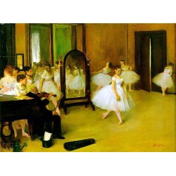 Dance Class by Edgar Degas - Art gallery oil painting reproductions