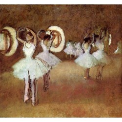 Dance Rehearsal in the Studio of the Opera by Edgar Degas - Art gallery oil painting reproductions