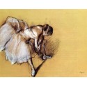 Dancer Adjusting Her Slipper by Edgar Degas - Art gallery oil...