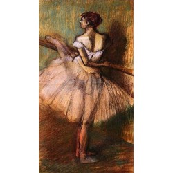 Dancer at the Barre II by Edgar Degas - Art gallery oil painting...