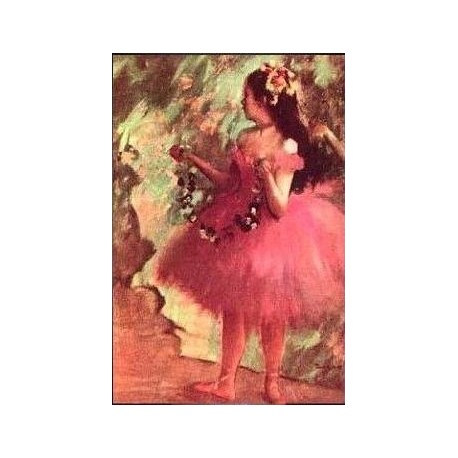 Dancer in a Rose Dress by Edgar Degas - Art gallery oil painting...
