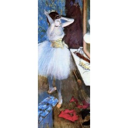Dancer in Her Dressing Room I by Edgar Degas - Art gallery oil...