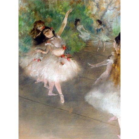 Dancers by Edgar Degas - Art gallery oil painting reproductions